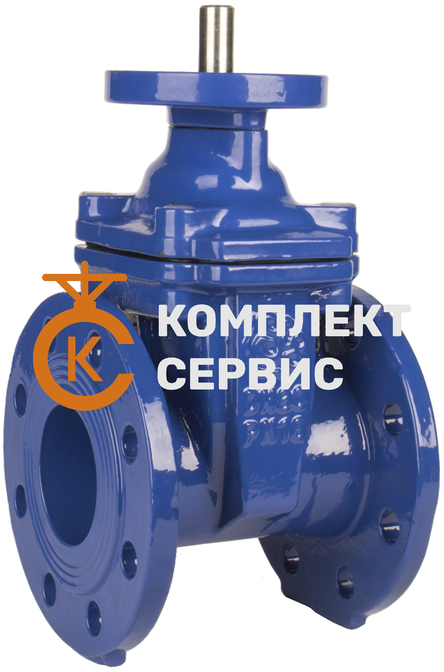 Задвижка с обрезиненным клином чугунная RUSHWORK 103 PN16 с ISO-фланцем смотреть фото