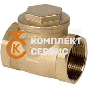 Клапан обратный поворотный Genebre 3180 латунный резьбовой смотреть фото