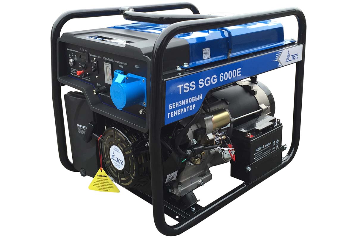 Бензогенератор TSS SGG 6000 E смотреть фото