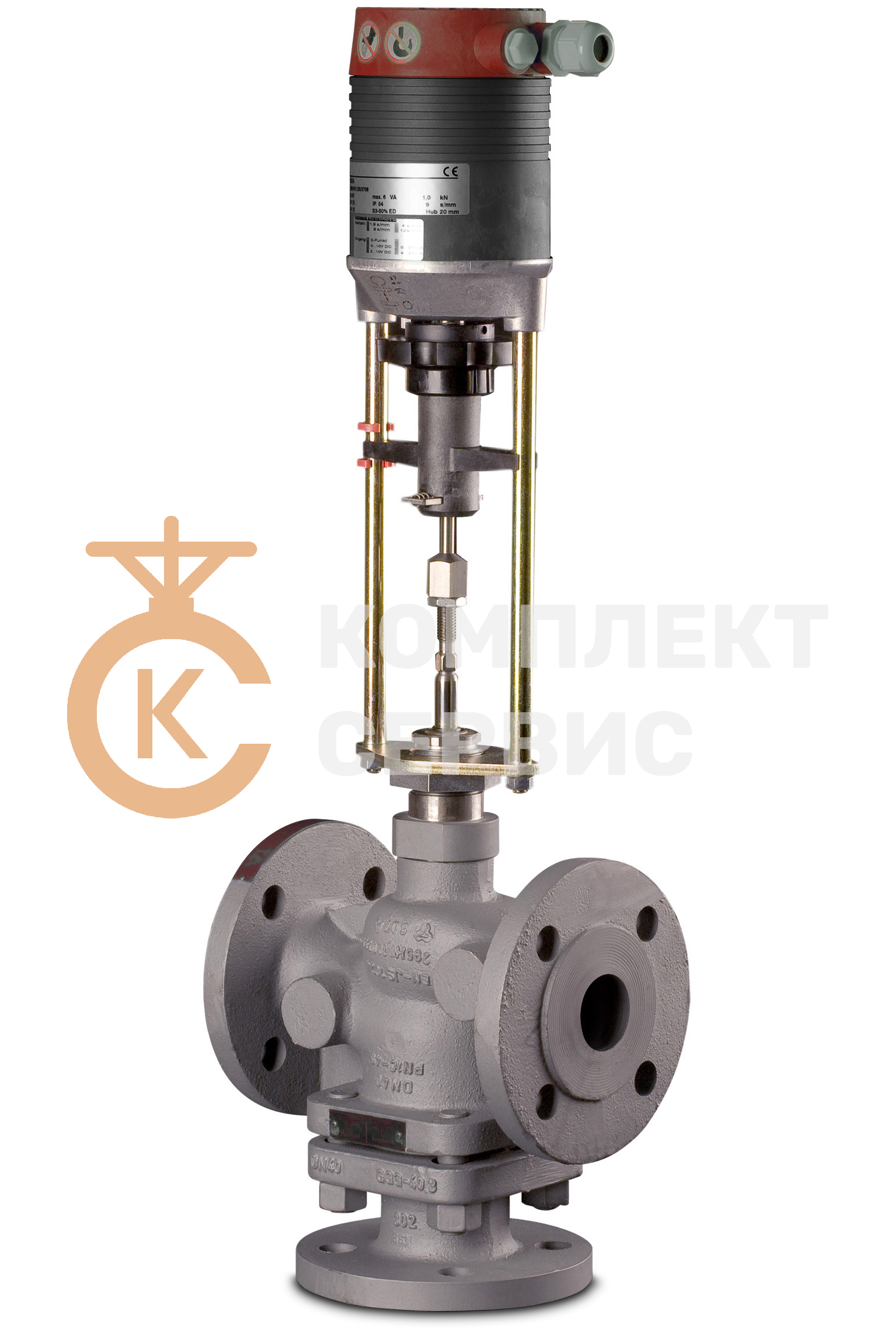 Клапан регулирующий трехходовой IMI TA CV340 E нерж. сталь фланцевый PN40 смотреть фото