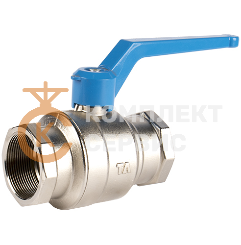 Кран шаровой стандартнопроходной TA 500, латунный AMETAL, PTFE, резьбовой, PN25, рычаг смотреть фото