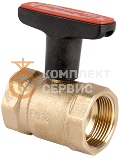 Кран шаровой стандартнопроходной Globo H, бронзовый, EPDM, вн. резьба / вн. резьба, PN16, ручка смотреть фото