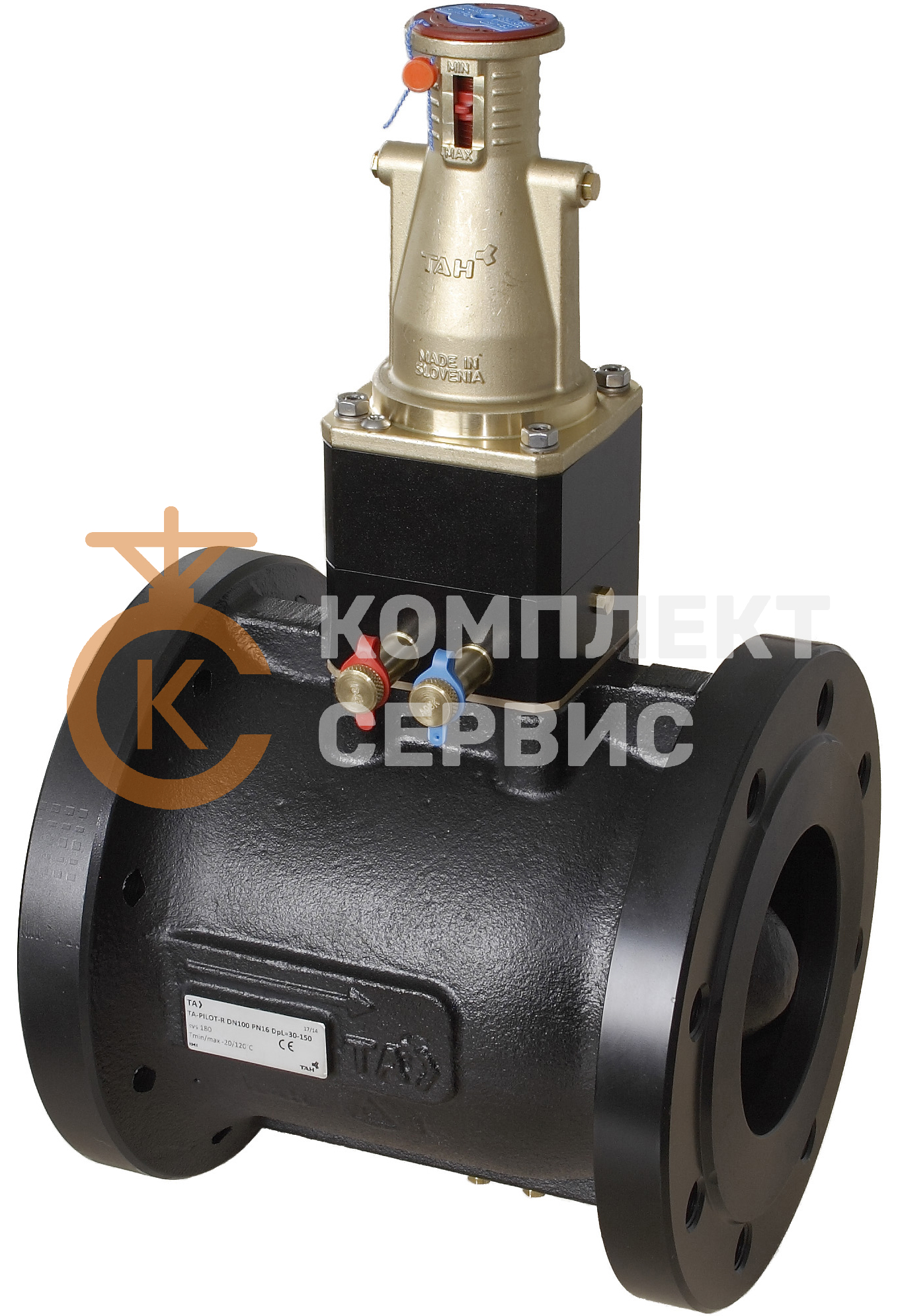 Регулятор перепада давления IMI TA-PILOT-R чугунный фланцевый (10-50 kPa), Tmax=150 смотреть фото