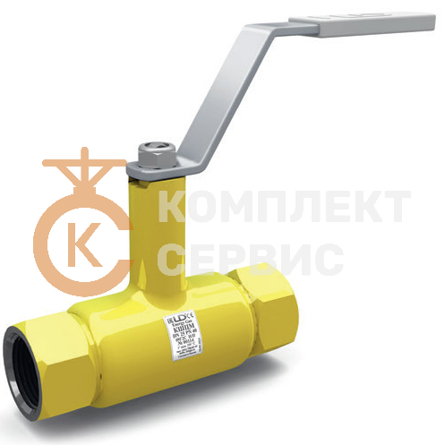 Кран шаровой полнопроходной LD на ГАЗ, Сталь.20, Резьбовой, Ручка смотреть фото