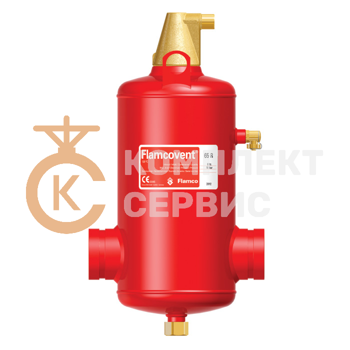 Сепаратор воздуха Flamcovent S стальной под приварку PN10 смотреть фото