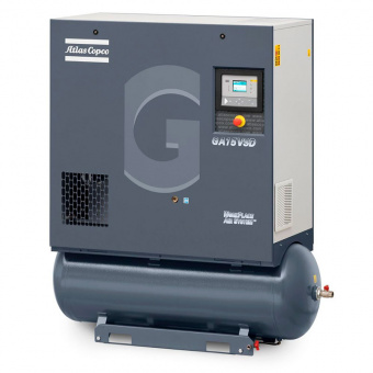 Винтовой компрессор GA 15 VSD на ресивере фото