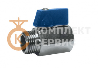 Кран шаровой стандартнопроходной GENEBRE 2005 нерж. сталь резьбовой PN63 фото