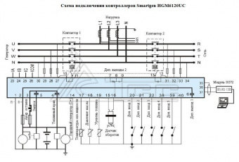 Контроллер SMARTGEN HGM-6120 фото